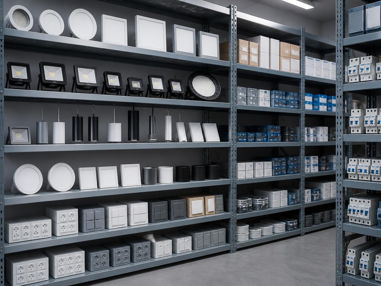 Electrical and lighting products in stock
